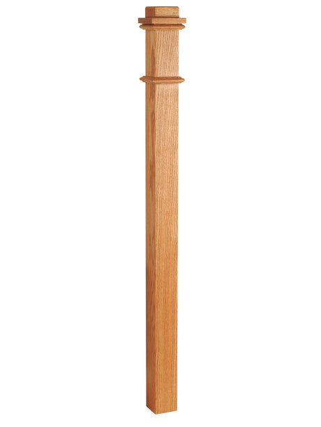 4076 3-1/2" x 58" Box Newel Post 