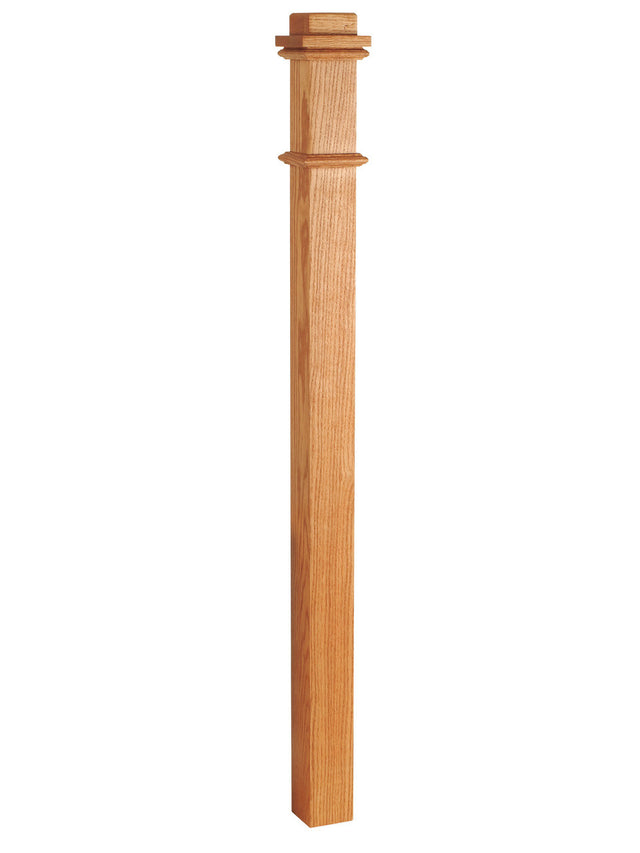 4076 3-1/2" x 58" Box Newel Post 
