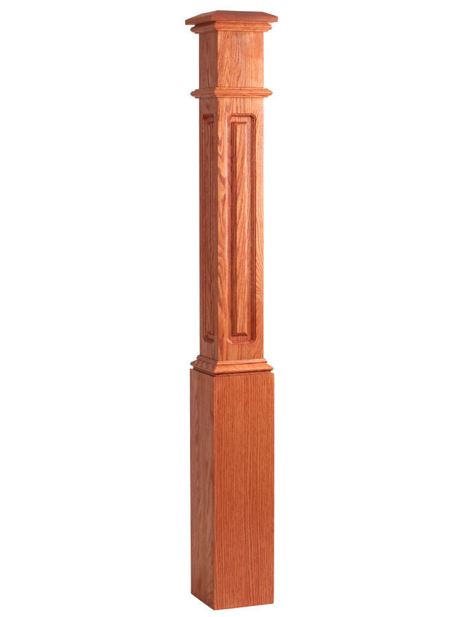4083 Paneled Box Newel Post (Sleeve sold separately)