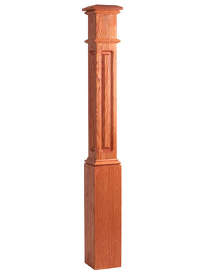 4083 Paneled Box Newel Post (Sleeve sold separately)