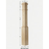 4091 Box Newel Post - Ash