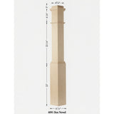 4091 Box Newel Post - Birch