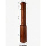 4091 Box Newel Post - Mahogany