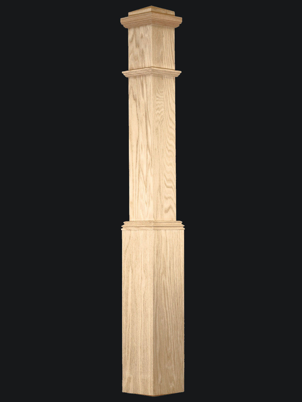 C-4091 Plain Traditional Box Newel
