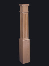 CH-4092F Fluted Box Newel Post