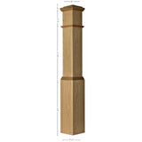 4092 Plain Large Box Newel