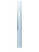 4094FNCT 4" Fluted, Primed Newel Blank