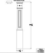 4096 Box Newel Cadd Drawing