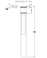 4098 Paneled Box Newel Post, CADD