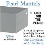 410 The Cassie Mantel Shelf, Mineral Finish (Promo Image)