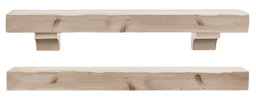 The Shenandoah Shelf Mantel, 60" Unfinished