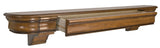 The Abingdon, 60" Medium Oak Distressed Shelf Mantel