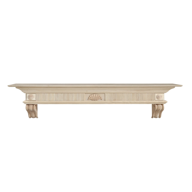 416 Devonshire Fireplace Mantel Shelf, Unfinished