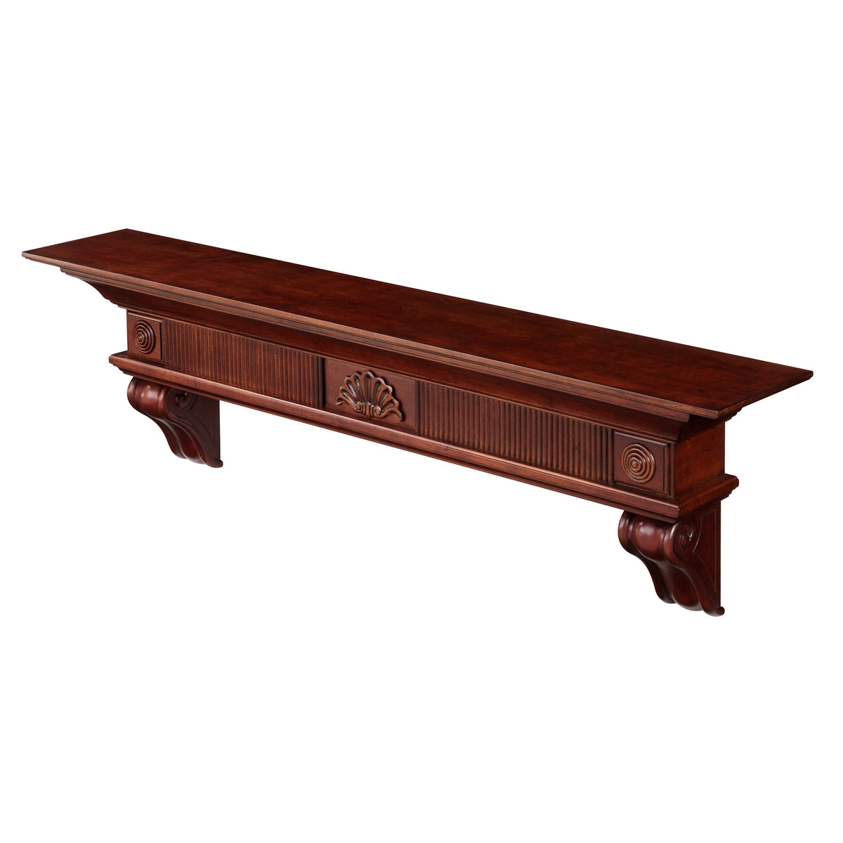 416 Devonshire Fireplace Mantel Shelf, Angled View