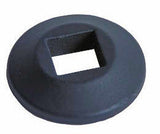 Level and Rake Modern Disk Shoes for Square Balusters
