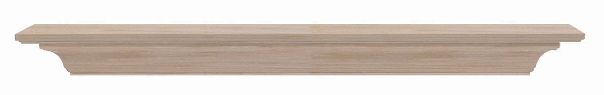 The Homestead 418 Fireplace Mantel Shelf, Unfinished