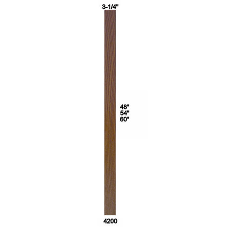 4200 60" S4S 3.25" Newel Post