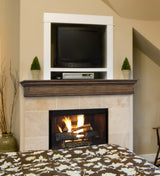 The Savannah Fireplace Mantel Shelf room view