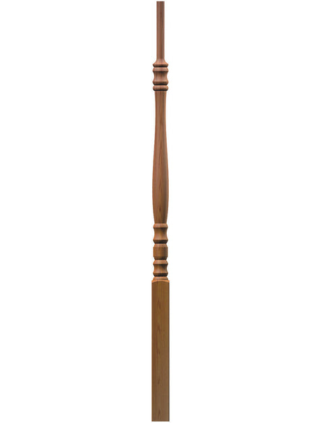 4242 42" Pin Top Hampton Elegant Rise Baluster