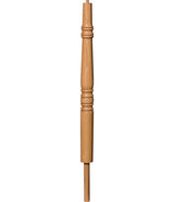 4272RB Round Base Pin Top Volute Newel Post