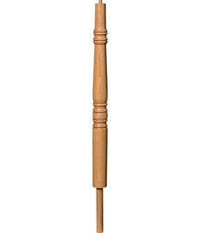 4272RB Round Base Pin Top Volute Newel Post