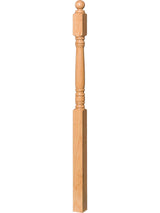 4304LT Long Turned Ball Top Starting Newel Post