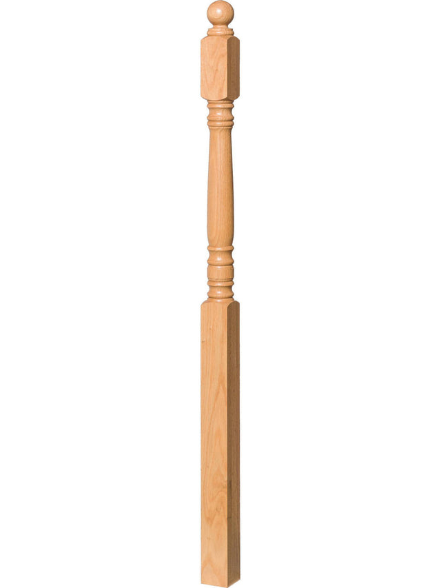 4304LT Long Turned Ball Top Starting Newel Post