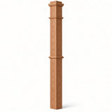 4375 4-3/4" x 62" Box Newel Post, American Cherry