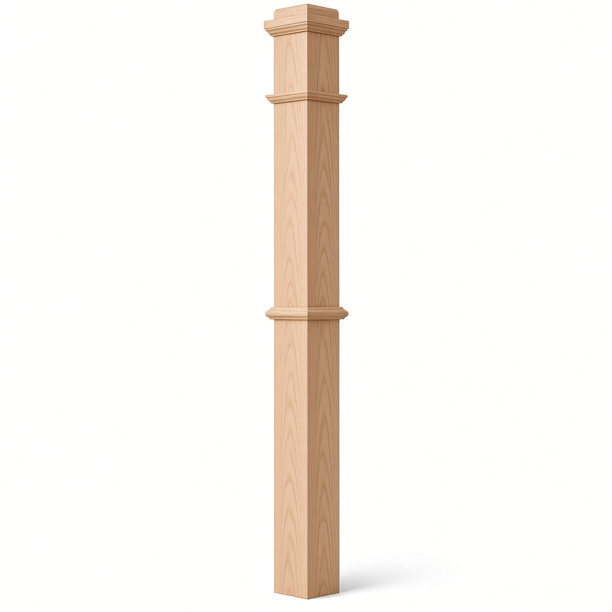 4375 4-3/4" x 62" Box Newel Post, Beech