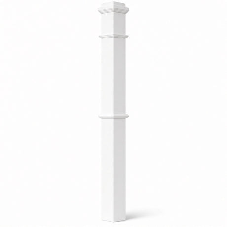 4375 4-3/4" x 62" Box Newel Post, Primed