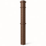 4375 4-3/4" x 62" Box Newel Post, Walnut