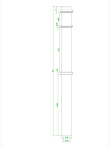 4375 Box Newel CADD image