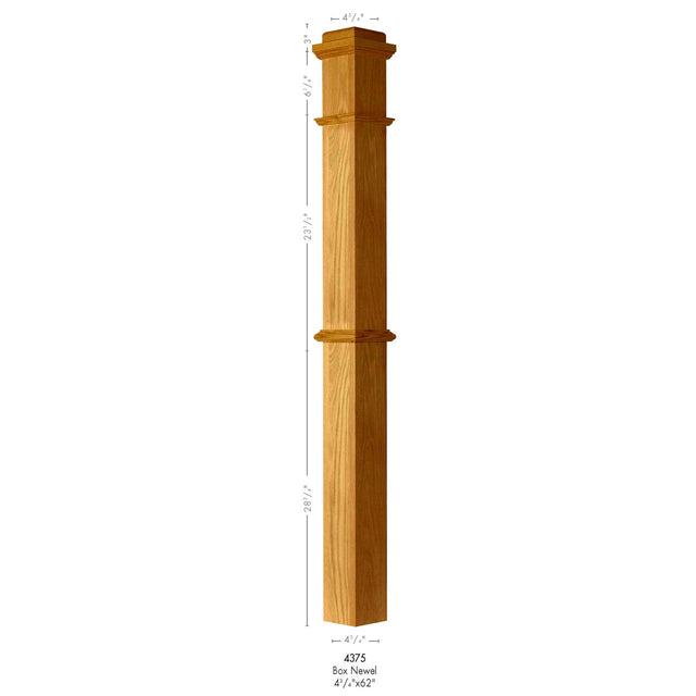 4375 Box Newel Post