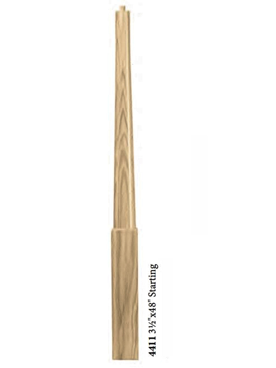 4415 Minimalist 3-1/2" x 56" Intermediate  Newel Post