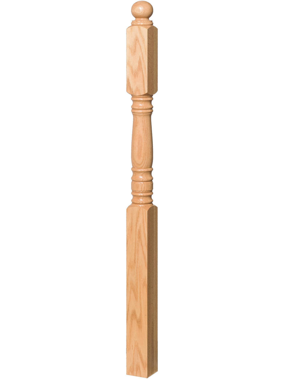 4503 Ball Top 2nd Floor Landing Newel Post