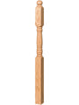 4503 Ball Top 2nd Floor Landing Newel Post