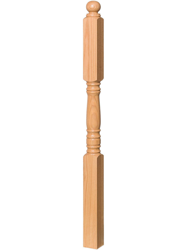 4505 Ball Top Intermediate Landing Newel Post