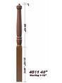 4511 48" Plain Pin Top Starting Georgia Newel Post