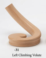 7031 or 7036 Curved-Arm Volutes