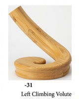 7031 or 7036 Curved-Arm Volutes