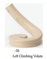 7031 or 7036 Curved-Arm Volutes