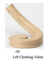 7031 or 7036 Curved-Arm Volutes