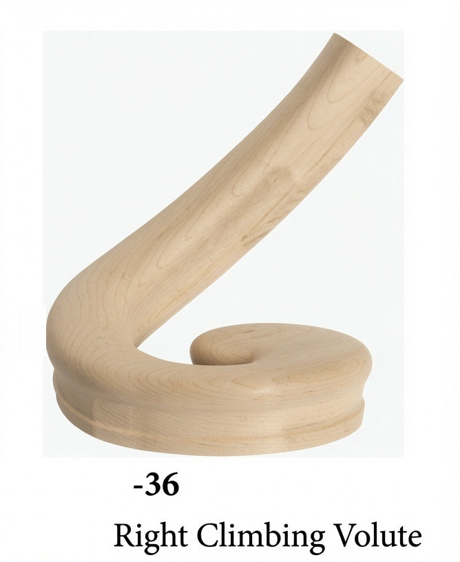 7031 or 7036 Curved-Arm Volutes