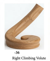 7031 or 7036 Curved-Arm Volutes
