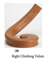 7031 or 7036 Curved-Arm Volutes
