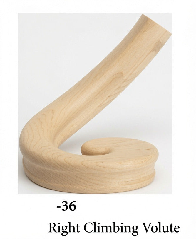 7031 or 7036 Curved-Arm Volutes