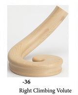 7031 or 7036 Curved-Arm Volutes