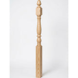 4600 (48") or 4604 (60") Ball Top Country Plain Newel Post, Ash