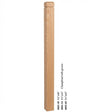 4602 3-1/2" S4S Newel Post with Champhered Top and Groove, Red Oak