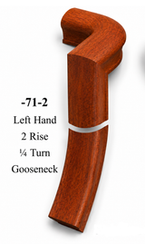 7071 or 7076 2-Rise Gooseneck with Level Quarter-turns